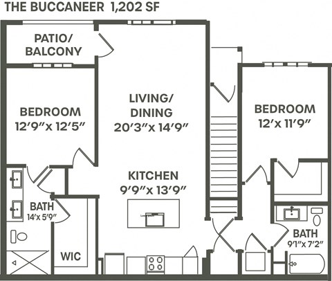 Buccaneer Floor Plan at Palm Grove, Ellenton