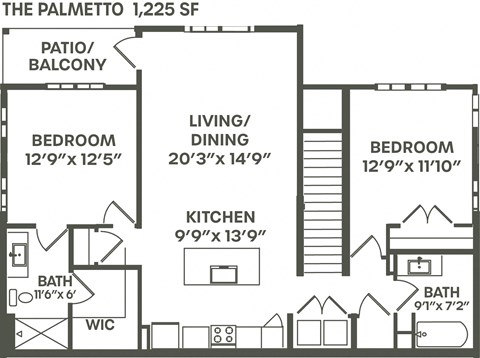 Palmetto Floor Plan at Palm Grove, Ellenton, FL, 34222