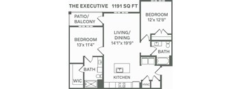 The Executive (B2) Floor Plan at Premier at West Park, Greeley Colorado