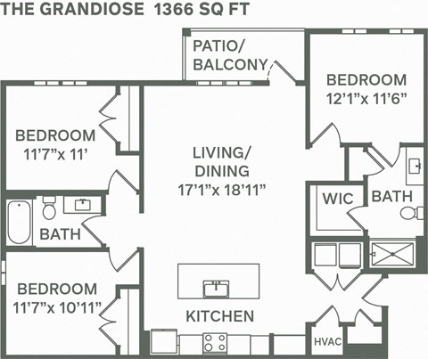The Grandiose (C2) Floor Plan at Premier at West Park, Colorado, 80634