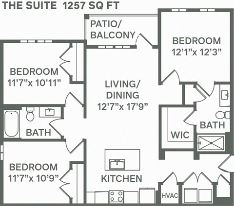 The Suite (C1) Floor Plan at Premier at West Park, Colorado