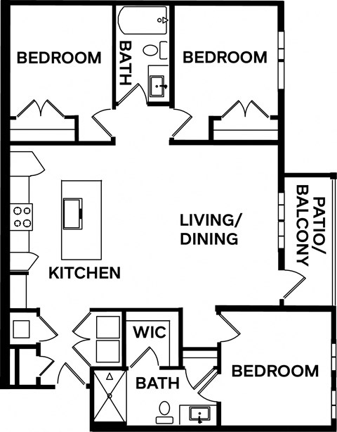Diamond Floor Plan at Prism at Diamond Ridge, Moon Township, Pennsylvania