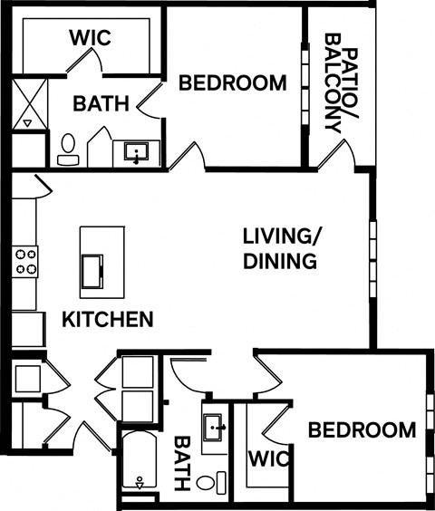 Prism Floor Plan at Prism at Diamond Ridge, Moon Township, PA, 15108