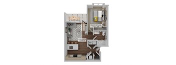 1 bed 1 bath at The Quinn Luxury Apartments, Pensacola, FL