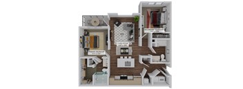 2 bed 2 bath B at The Quinn Luxury Apartments, Florida