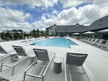 Resort-style swimming pool