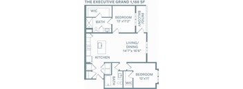 The Executive Grand Floorplan at The Quarry, Fort Collins