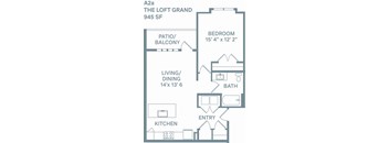 The Loft Grand Floor plan  at The Quarry, Fort Collins
