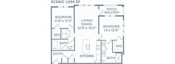 Scenic Floorplan at The Quarry, Fort Collins, CO