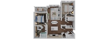 2 bed 2 bath E at The Quinn Luxury Apartments, Pensacola, FL