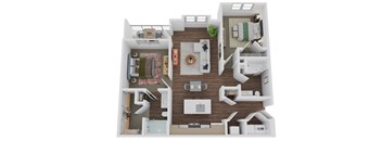 2 bed 2 bath G at The Quinn Luxury Apartments, Pensacola, Florida