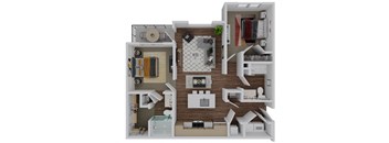 2 bed 2 bath C at The Quinn Luxury Apartments, Florida, 32526