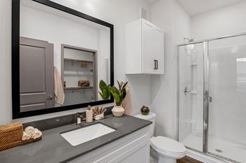 Bathroom With Bathtub at Notch66, Colorado