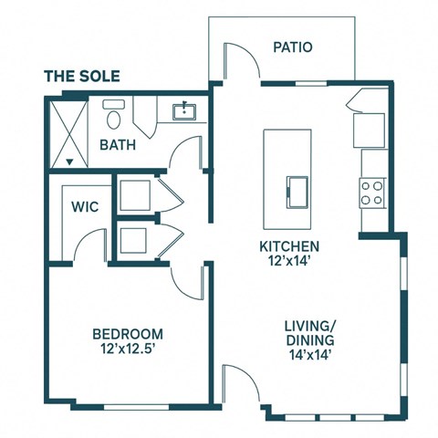 Sole Floor Plan  at The Sophia, Venice