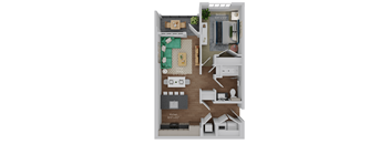 The Bungalow (Classic A1) Floor Plan at Stella, San Tan Valley, AZ 85143