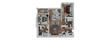 The Classic+ (Classic B1+) Floor Plan at Stella, San Tan Valley, AZ 85143