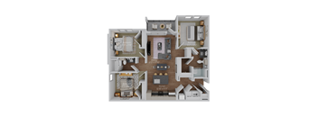 The Suite (Classic C1) Floor Plan at Stella, San Tan Valley, AZ 85143