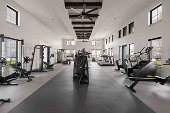24-Hour Fully Equipped Fitness Center with Technogym equipment dedicated to fitness, health and wellness.
