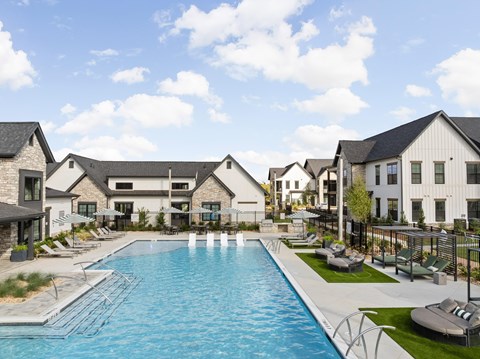 Large Pool With Sundecks at The Levi Luxury Apartments, McDonough