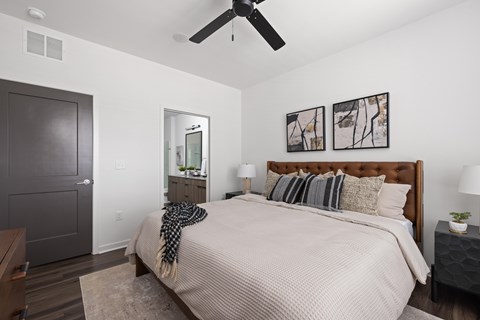 Bedroom Ceiling Fan at The Levi Luxury Apartments, McDonough, 30253