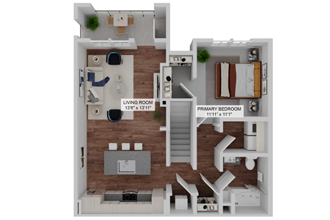 1 bed 1 bath at The Junction at Rockledge Apartments, Rockledge