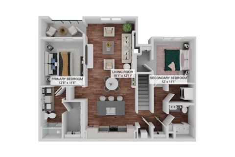 2 bed 2 bath A at The Junction at Rockledge Apartments, Rockledge, 32955