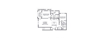 The Reserve Floor Plan at The BLVD at Wilson Crossings, Wyoming Michigan