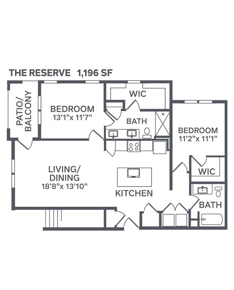 The Reserve Floor Plan at The BLVD at Wilson Crossings, Wyoming Michigan