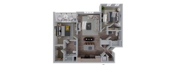 2 bed 2 bath D at The Quinn, Pensacola, FL, 32526