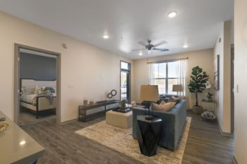 Living room at Upland Flats, Colorado, 80922
