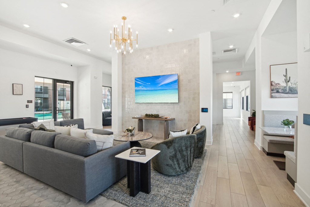 Clubroom at The Maddox Luxury Apartment Homes, Buckeye, Arizona