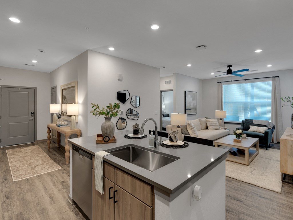 Kitchen And Living Area at Drift, Florida, 32117