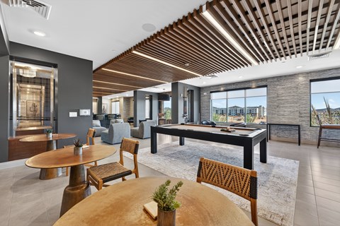 Lounge at Refinery at Pointe17 Apartments, Arizona