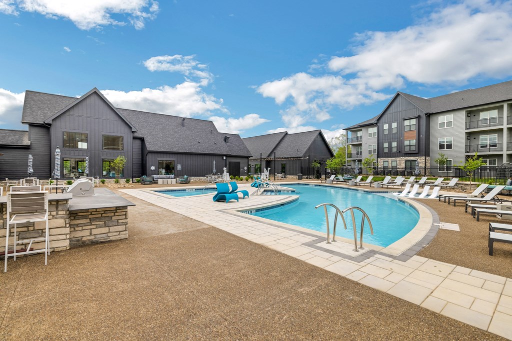 take a dip in our resort style swimming pool  at Prism at Diamond Ridge, Pennsylvania