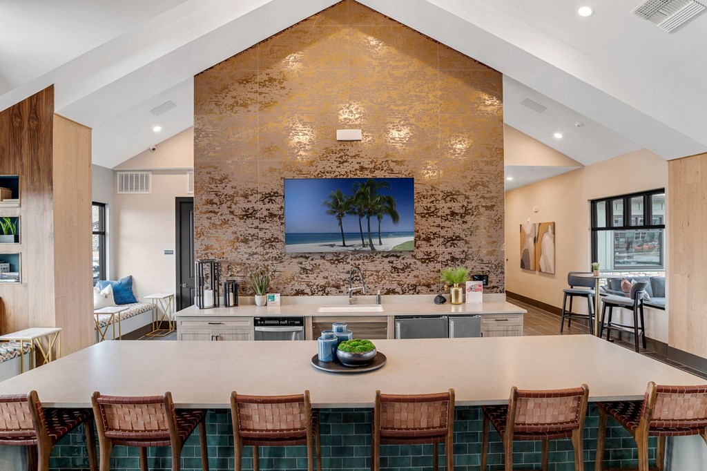 Clubroom With TV at Notch66, Longmont, CO, 80504