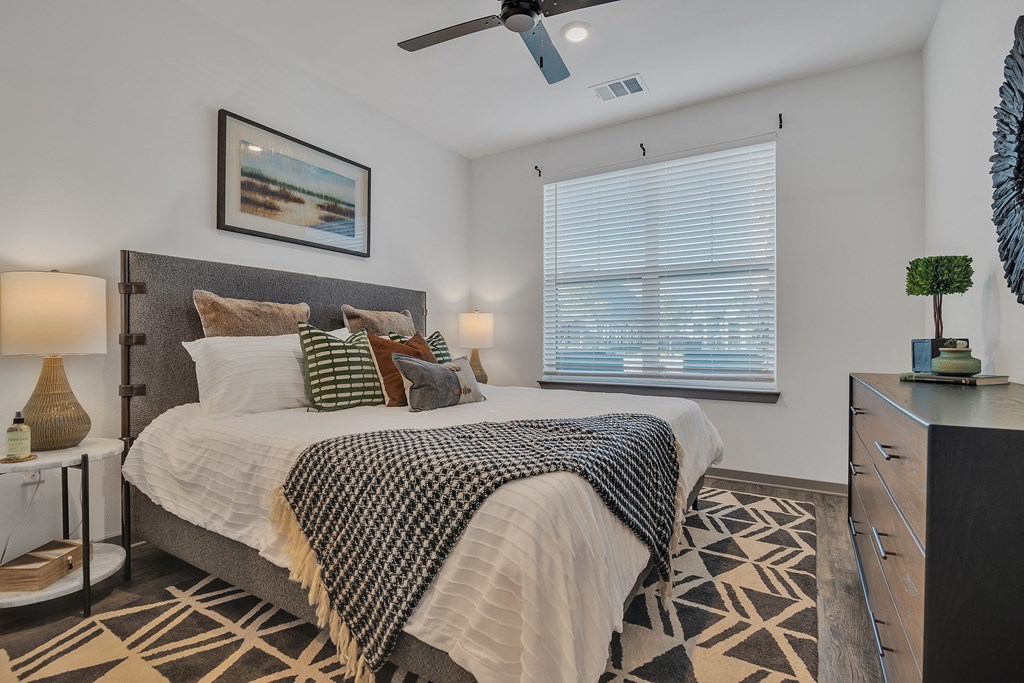 Bedroom With Wide Windows at Canter, Florida