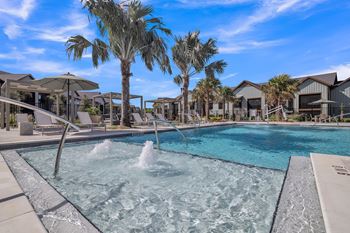 Swimming Pool And Fountain at Canter, Florida