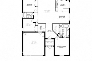 Hudson Homes Management Single Family Home For Rent Pet Friendly 11224 Bramblebrush St Tampa FL 33624 3 bedrooms 2 bathrooms carpet high ceilings stainless steel appliances ceiling fans dishwasher refrigerator microwave granite countertops attached garage - Photo Gallery 14
