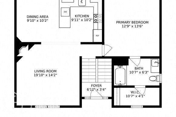 Hudson Homes Management Single Family Home For Rent Pet Friendly remodeled kitchen remodeled bathroom beautiful 106 Pin Oak Trl Villa Rica GA 30180
