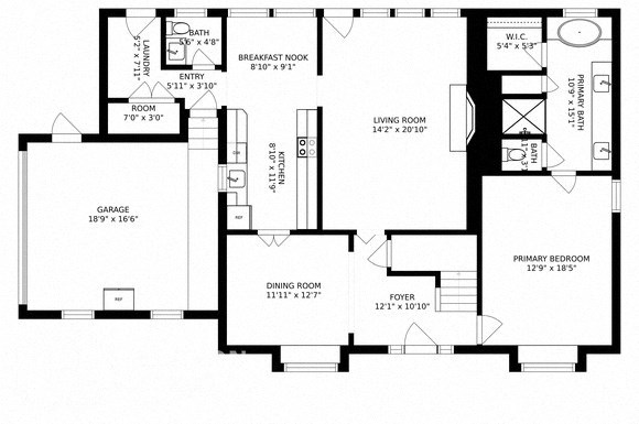 Hudson Homes Management Single Family Home 364 Locust Grove Dr, Cordova, TN, 38018