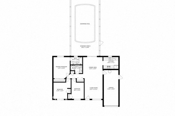 Hudson Homes Management Single Family Homes - 1100 Windsor Hill Way, Tarpon Springs, FL, 34689