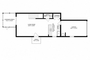 Hudson Homes Management Single Family Home For Rent Pet Friendly 6115 Oak Cluster Circle Tampa FL 33634 2 bedrooms 2.5 bathrooms ceiling fans refrigerator laundry room attached garage screened porch fenced yard - Photo Gallery 19