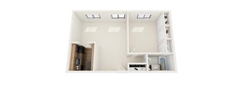 One Bedroom Floor Plan at Birnam Wood Apartments, Monroeville, PA