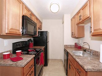 1BD Kitchen  at Deauville Park Apartments, Monroeville