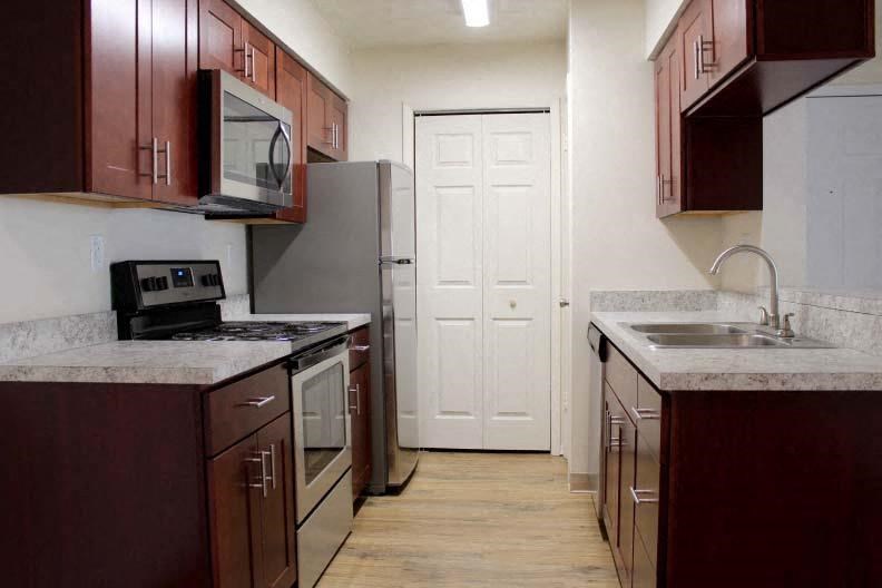 Cherry Kitchen  at Chestnut Ridge Apartments, Pittsburgh, Pennsylvania