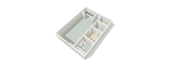 Studio Floor Plan at Holiday Park Apartments, Pennsylvania, 15239