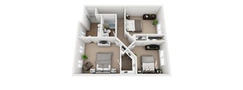 Three Bedroom Townhome With Garage at Holiday Park Apartments, Pittsburgh, Pennsylvania