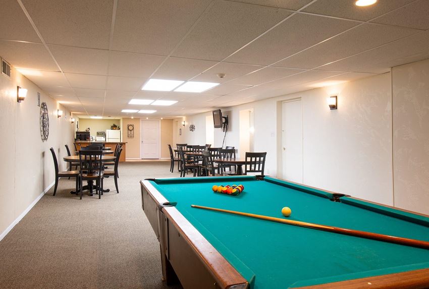 Billiards Table Billiards Table at Lavale Apartments, Pennsylvania