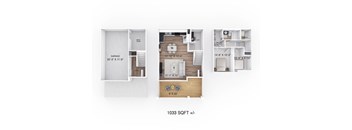 2 Bedrooms, 1 bathroom