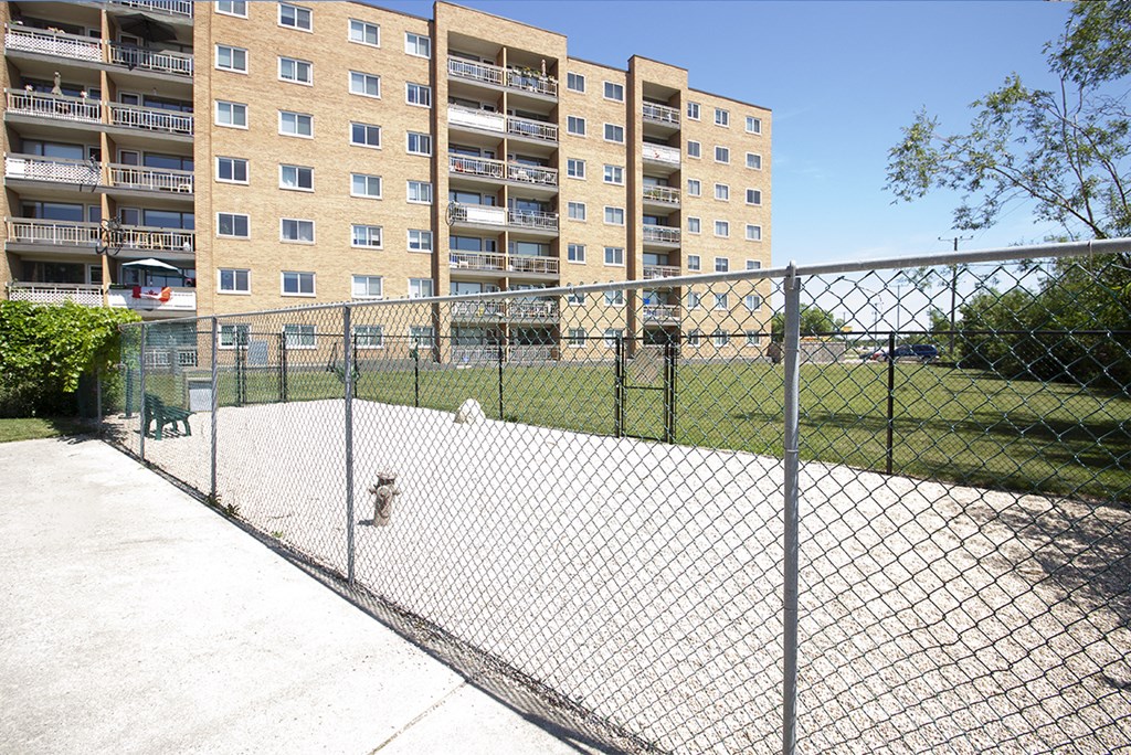 Dog Park Area at 1310 Archibald Apartments, Winnipeg, MB R2J 0Z4